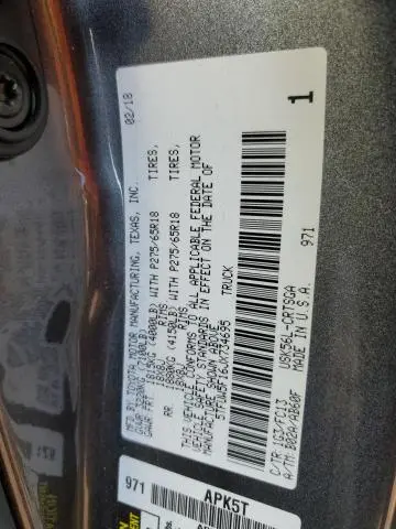 2018 TOYOTA TUNDRA DOUBLE CAB SR  