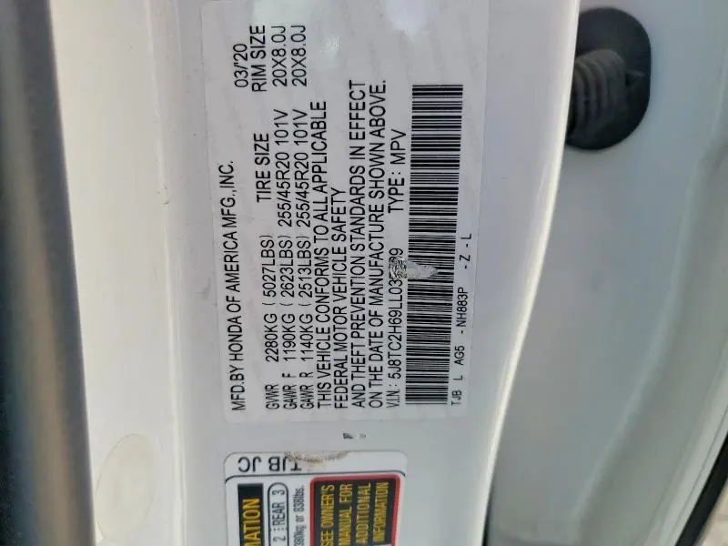 2020 ACURA RDX A-SPEC  