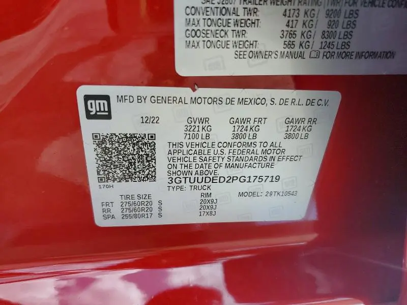 2023 GMC SIERRA K1500 SLT  