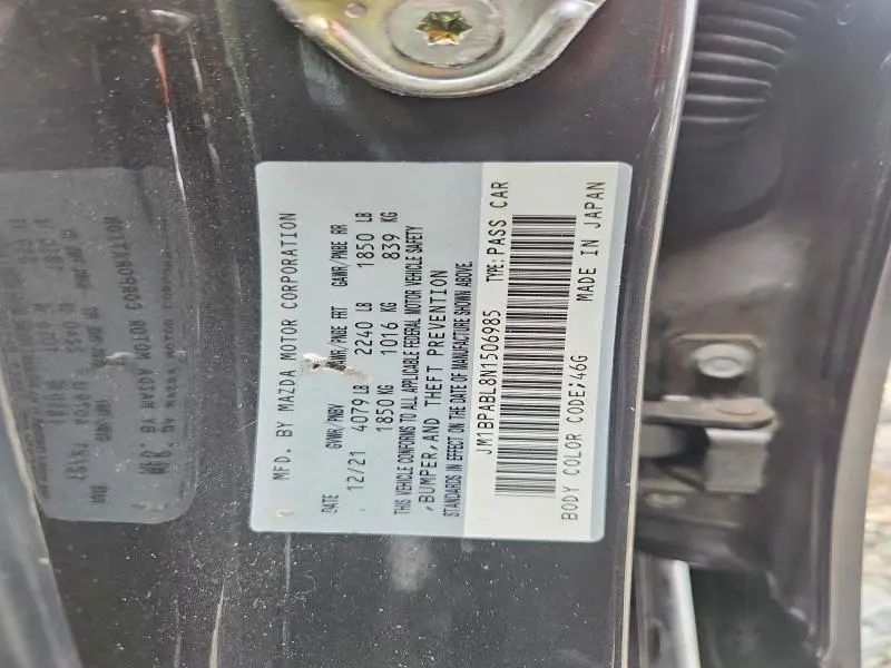 2022 MAZDA 3 SELECT  