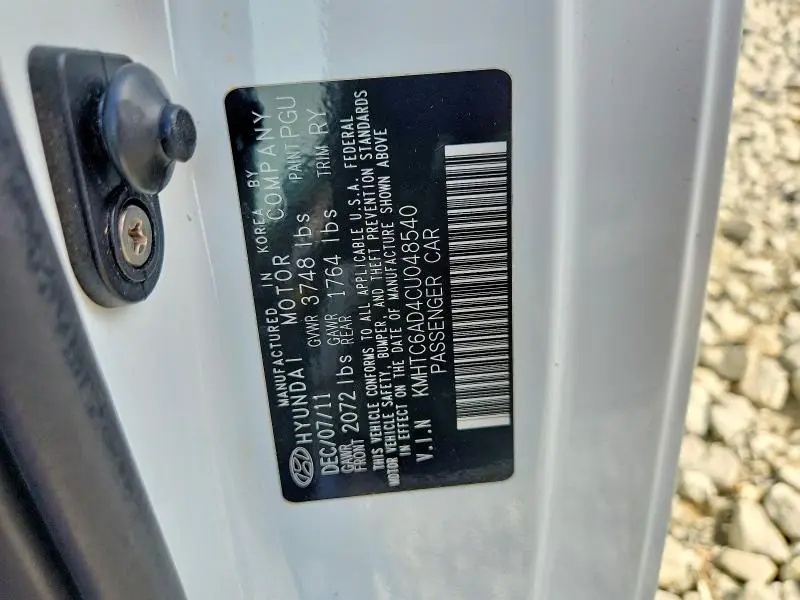 2012 HYUNDAI VELOSTER BASE  