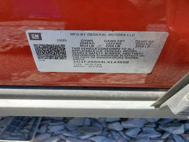 2020 CHEVROLET BOLT EV PREMIER  