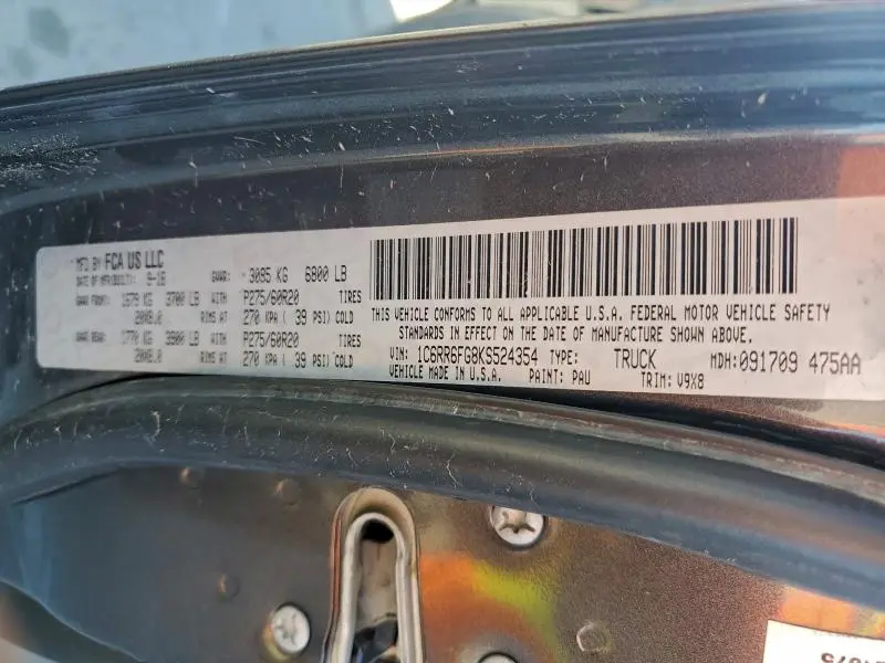 2019 RAM 1500 CLASSIC TRADESMAN  