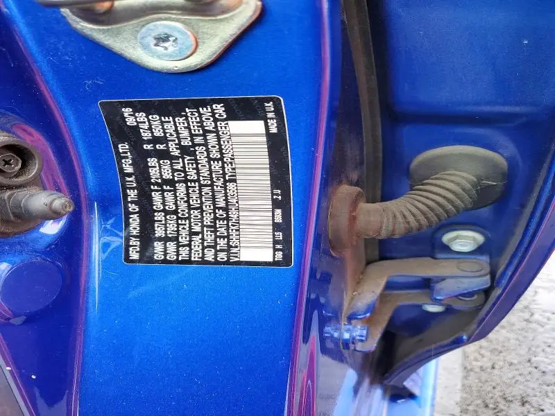 2017 HONDA CIVIC SPORT  