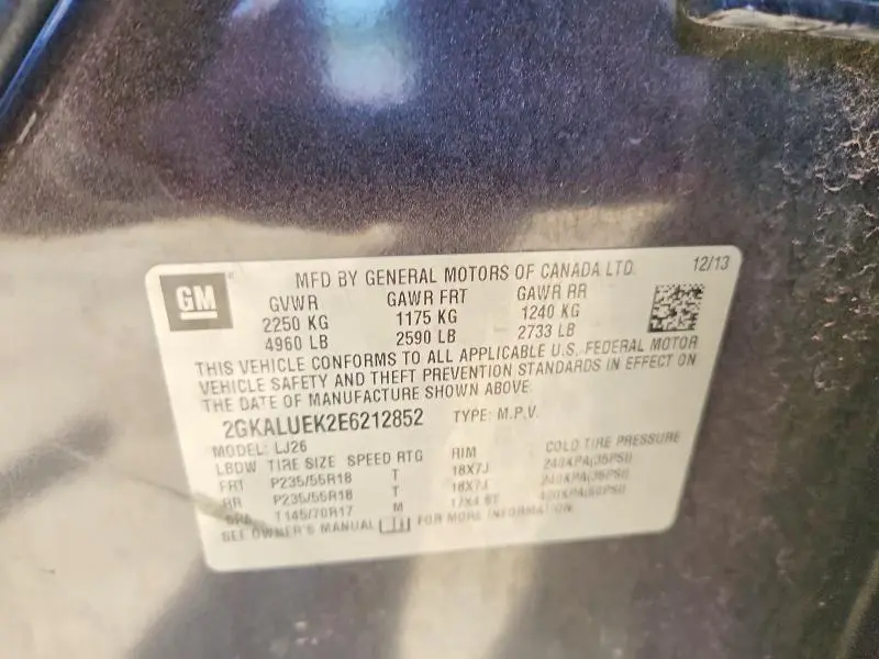 2014 GMC TERRAIN DENALI  
