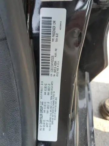 2015 CHRYSLER 200 C  