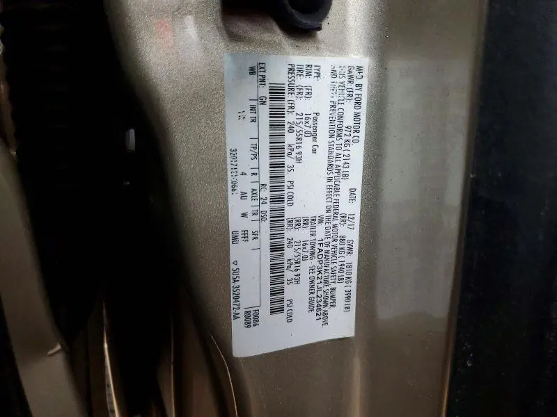 2018 FORD FOCUS SE  