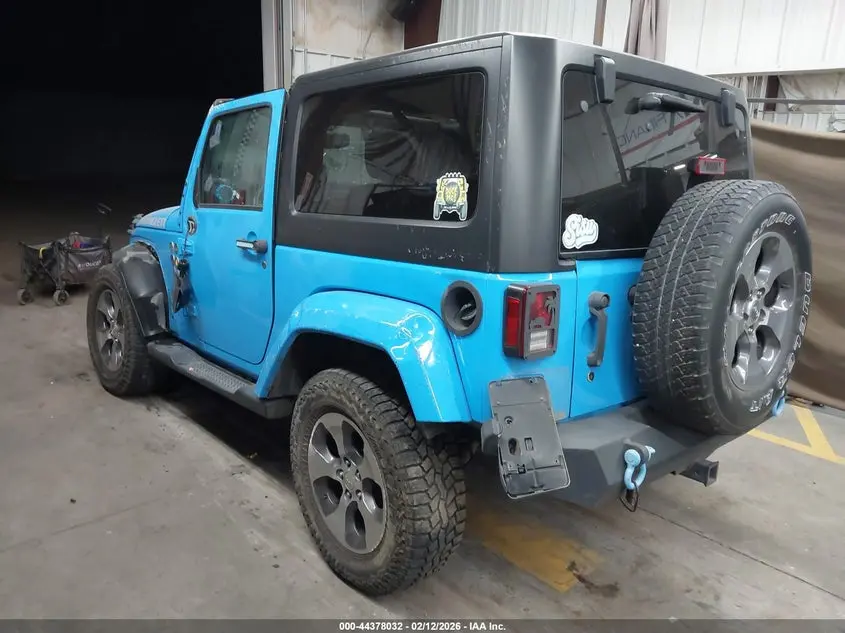 2017 JEEP WRANGLER SAHARA 4X4