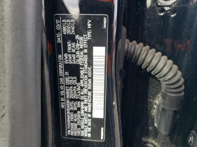 2017 VOLVO V60 CROSS COUNTRY PREMIER  