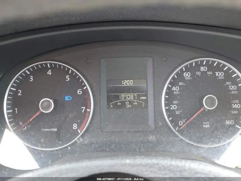2012 VOLKSWAGEN JETTA 2.5L SEL