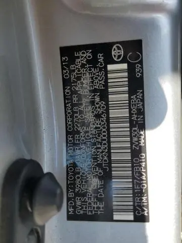 2013 TOYOTA PRIUS   