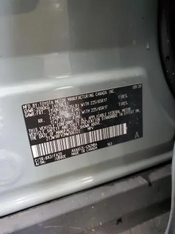 2021 TOYOTA RAV4 XLE  