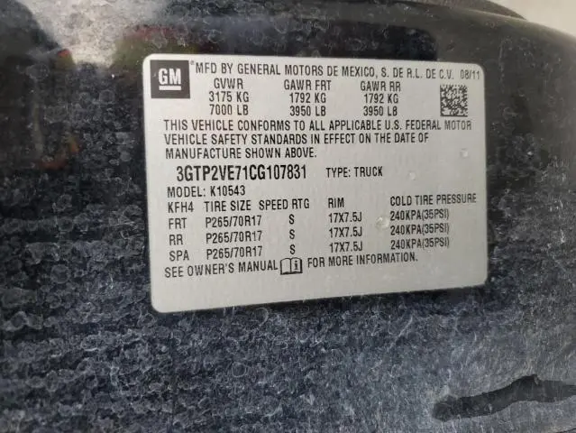 2012 GMC SIERRA K1500 SLE  