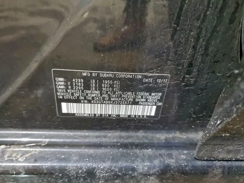 2018 SUBARU IMPREZA PREMIUM  