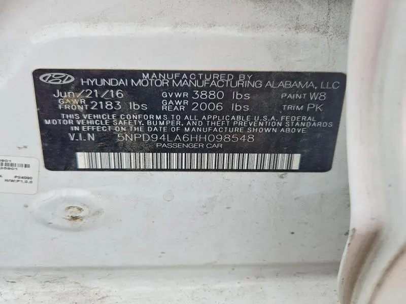 2017 HYUNDAI ELANTRA ECO  