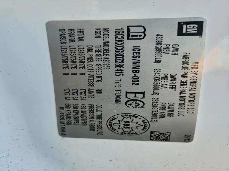 2013 CHEVROLET SILVERADO K2500 HEAVY DUTY LT  