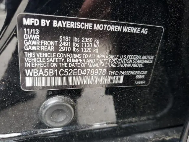 2014 BMW 535 I