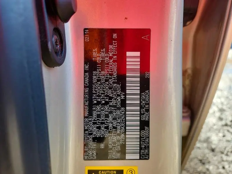 2014 LEXUS RX 350 BASE  