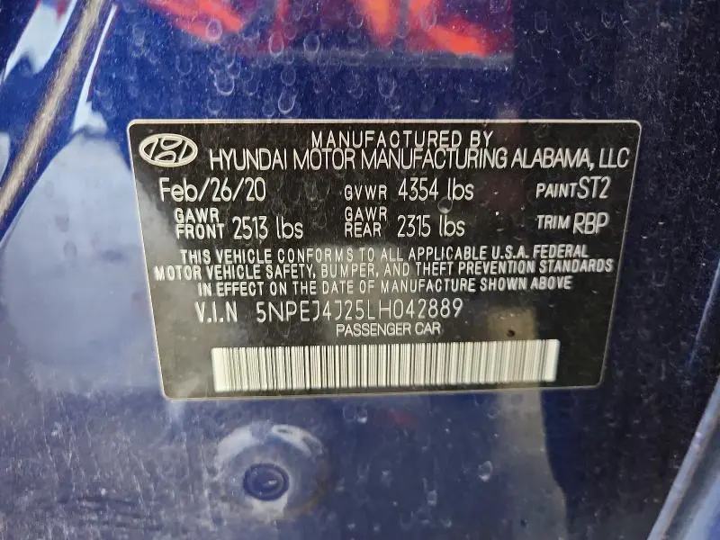 2020 HYUNDAI SONATA SEL PLUS  