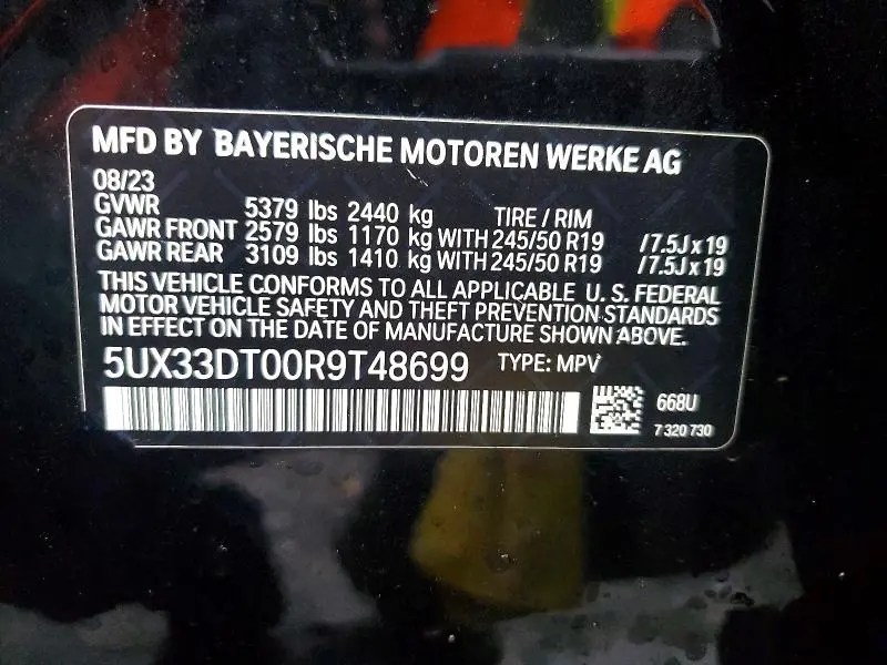 2024 BMW X4 XDRIVE30I  