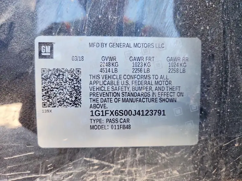 2018 CHEVROLET BOLT EV PREMIER  