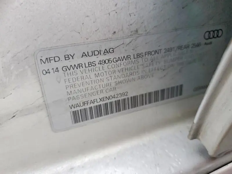 2014 AUDI A4 PREMIUM PLUS  