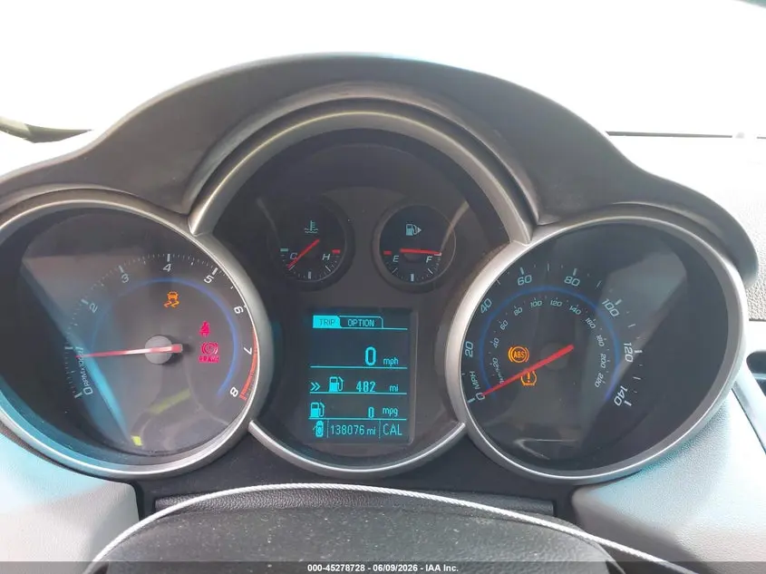 2013 CHEVROLET CRUZE LS MANUAL