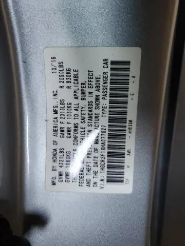 2017 HONDA ACCORD SPORT SPECIAL EDITION  