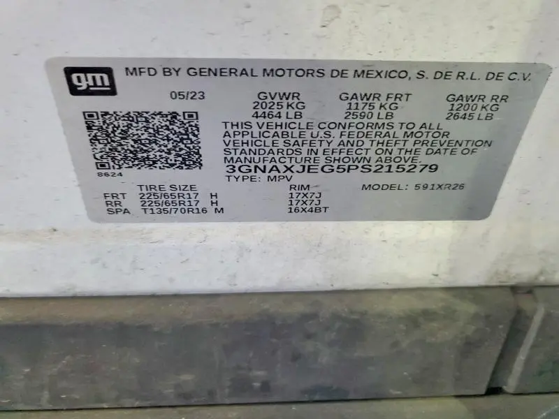 2023 CHEVROLET EQUINOX LT  