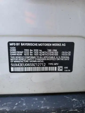 2025 BMW X5 XDRIVE50E  