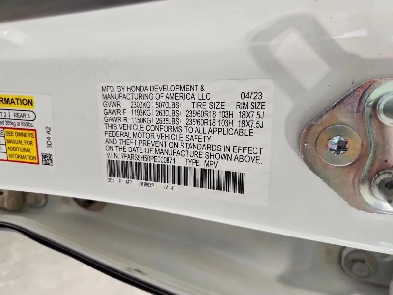 2023 HONDA CR-V SPORT  