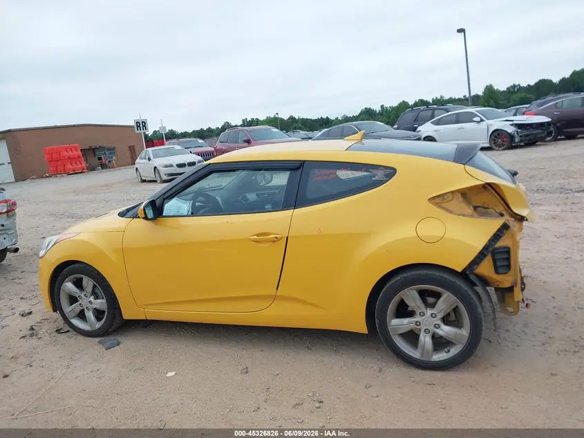 2012 HYUNDAI VELOSTER BASE W/BLACK