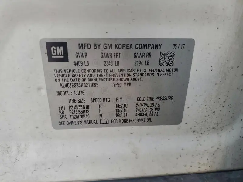 2017 BUICK ENCORE PREFERRED  