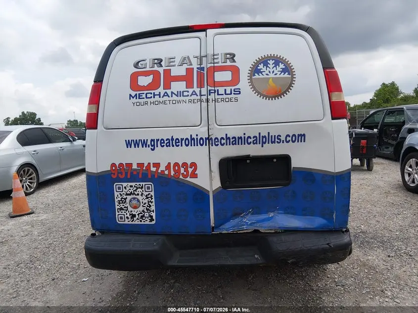 2014 CHEVROLET EXPRESS 2500 WORK VAN