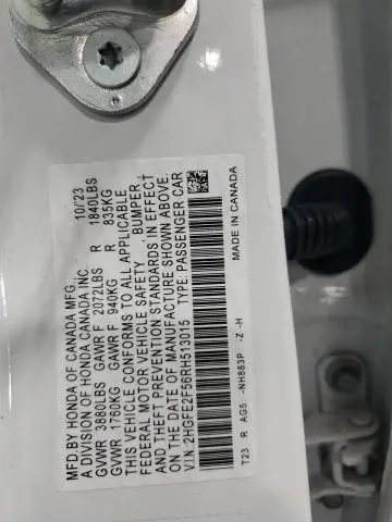 2024 HONDA CIVIC SPORT  