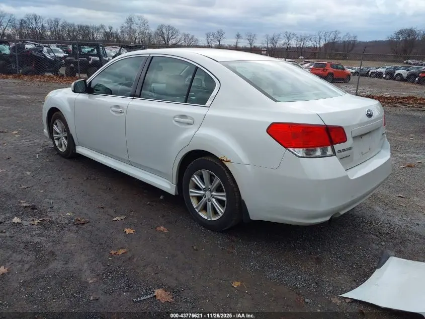 2012 SUBARU LEGACY 2.5I PREMIUM
