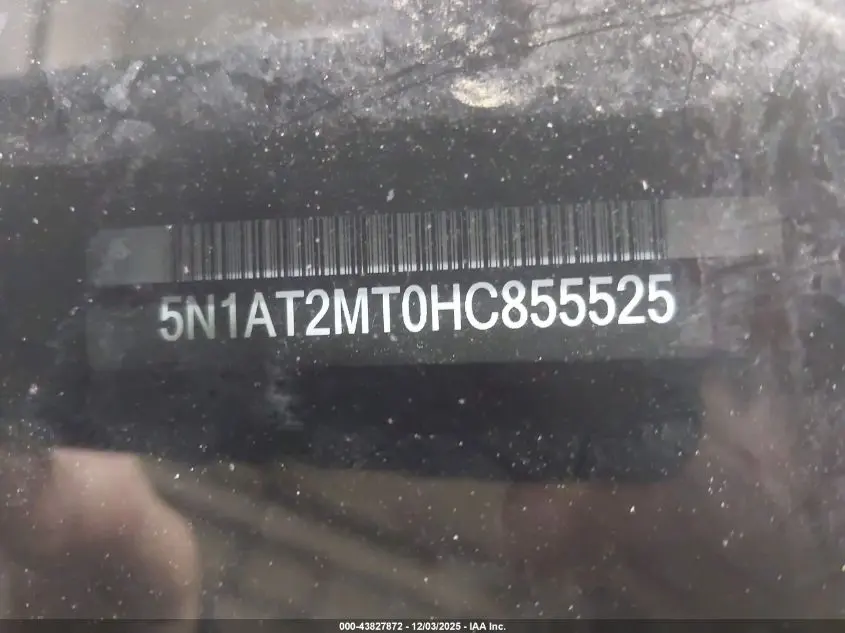 2017 NISSAN ROGUE S/SL/SV