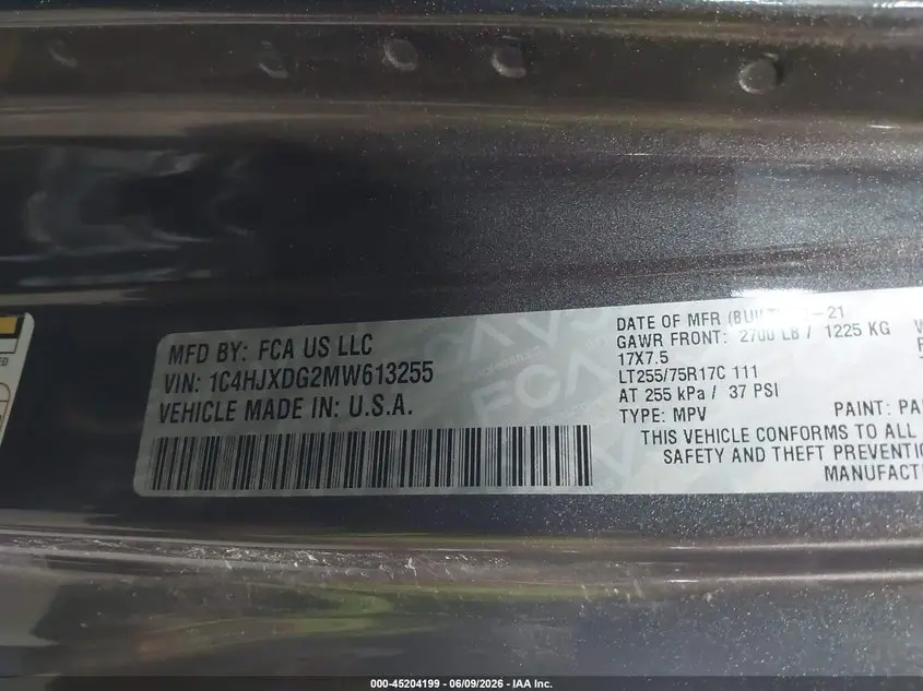 2021 JEEP WRANGLER UNLIMITED WILLYS SPORT 4X4