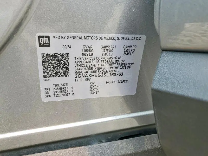 2025 CHEVROLET EQUINOX LT  