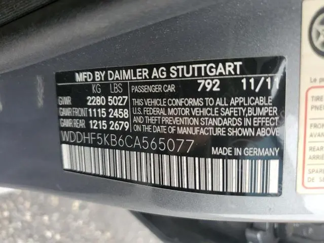 2012 MERCEDES-BENZ E 350  