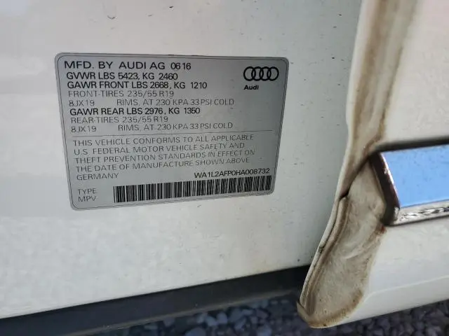 2017 AUDI Q5 PREMIUM PLUS