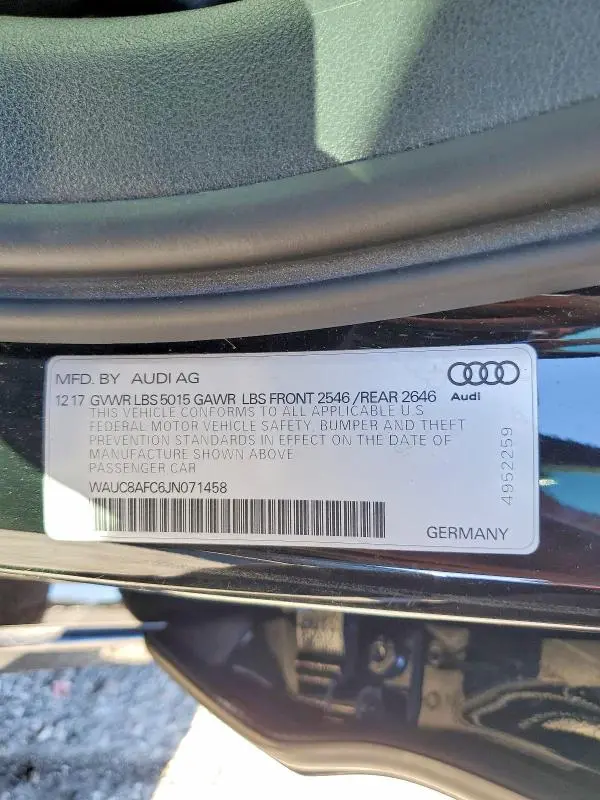 2018 AUDI A6 PREMIUM  