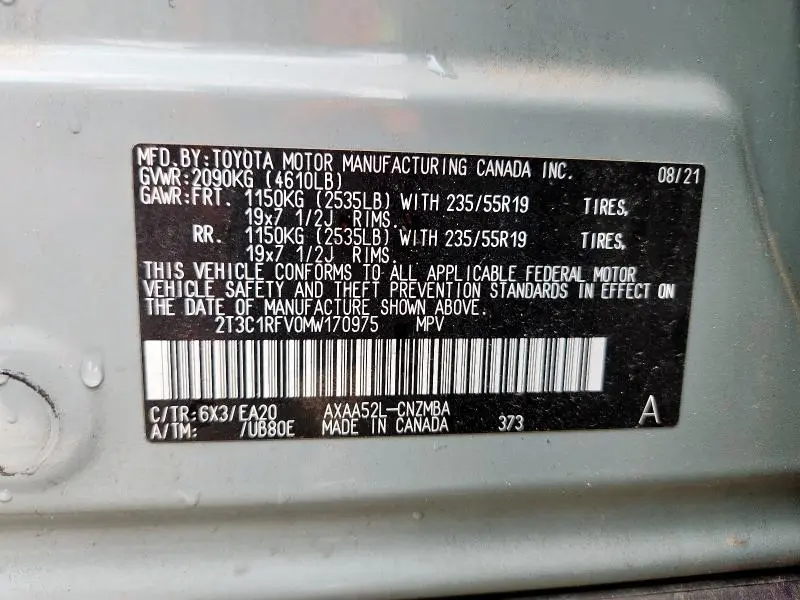 2021 TOYOTA RAV4 XLE PREMIUM  