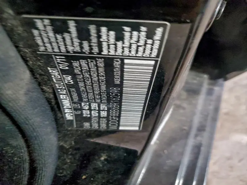 2011 MERCEDES-BENZ C 300 4MATIC  