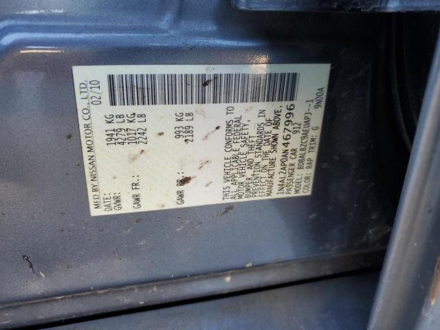 2010 NISSAN ALTIMA BASE