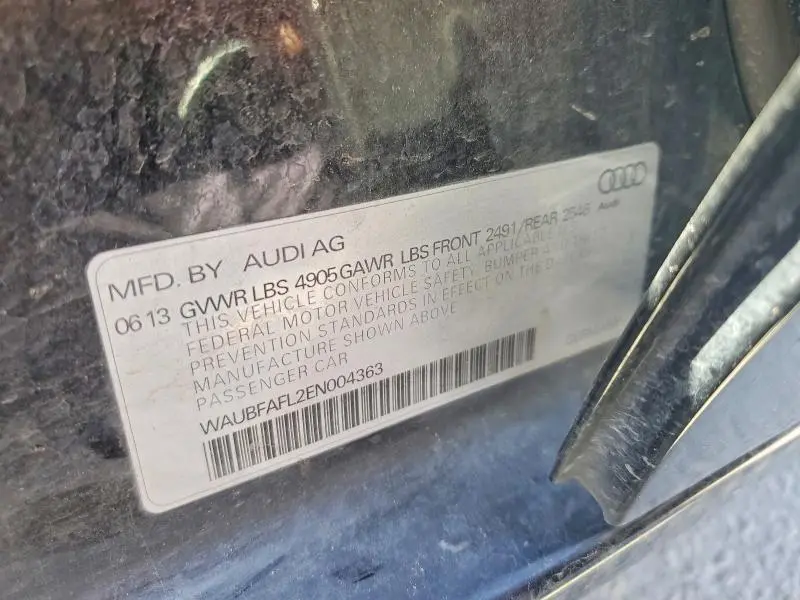 2014 AUDI A4 PREMIUM  