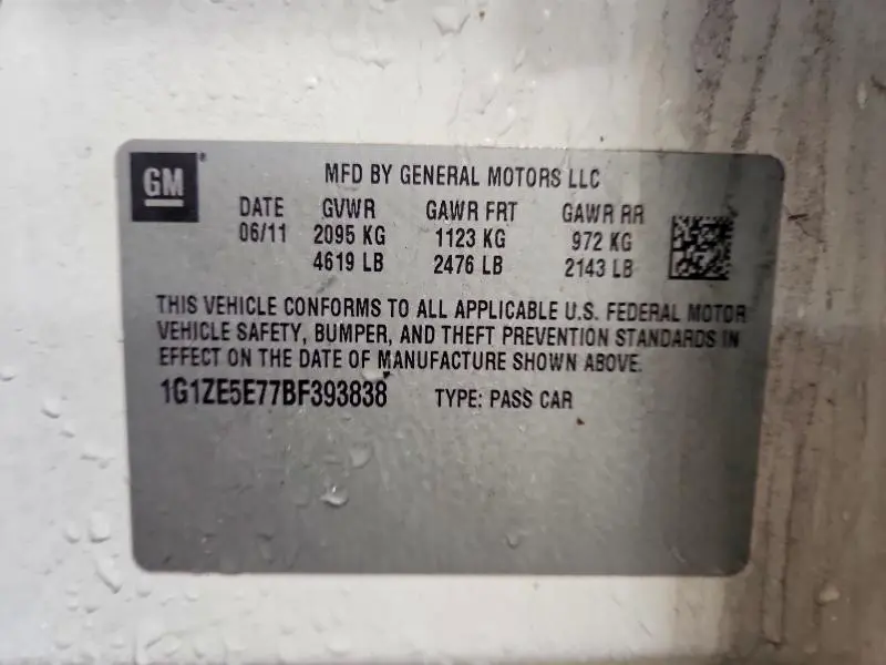 2011 CHEVROLET MALIBU LTZ  