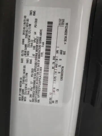 2023 FORD TRANSIT T-150