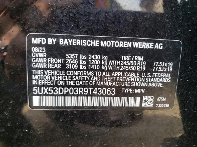2024 BMW X3 XDRIVE30I  