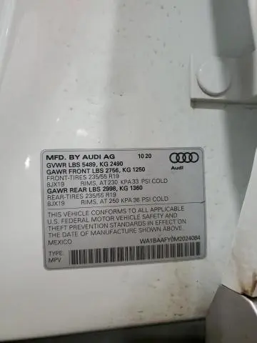 2021 AUDI Q5 PREMIUM PLUS  